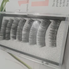 Pestañas postizas magnéticas 3D, 5 imanes, 8 Uds., duraderas, hechas a mano, de visón Artificial Natural, con pinzas