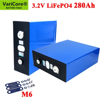 

3.2V 280Ah lifepo4 battery DIY 4S 16S 12V 24V 280AH Rechargeable battery pack for Electric car RV Solar Energy storage system