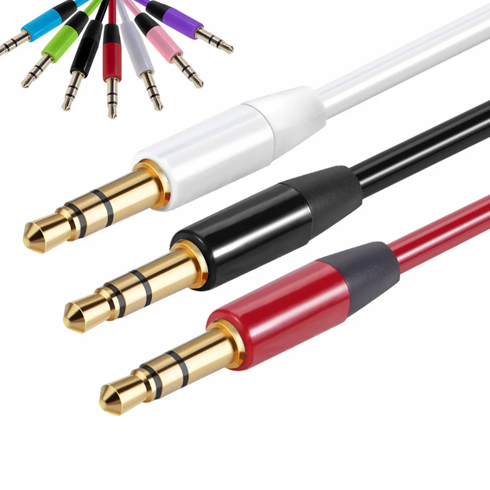 Универсальный Hifi кабель Aux адаптер Jack 3 5 мм Шнур 1 2 м микро телефон автомобильный
