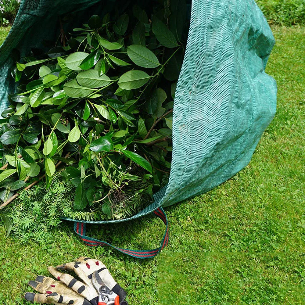 Foldable Garden Waste Bag, Lawn Leaf Trash Bags