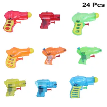 

24pcs Small Pressure Water Gun Children Beach Water Play Thing Funny Baby Playing Props Mini Water Gun For Playing On The Beach