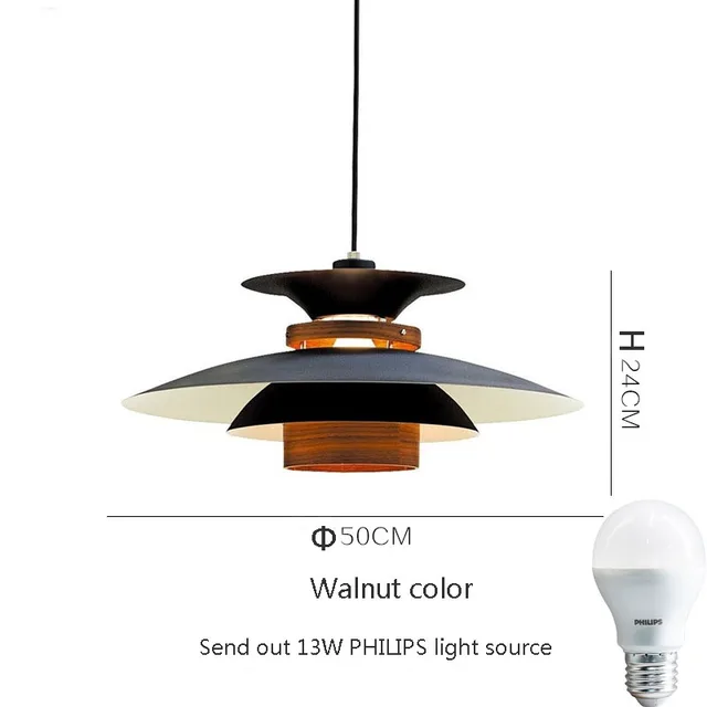 Lampu Gantung Kayu Nordic PH5 Lampu 