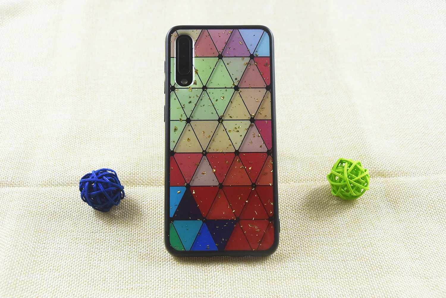 Чехол накладка из эпоксидной смолы в виде сетки для Samsung A50 чехол искусственной