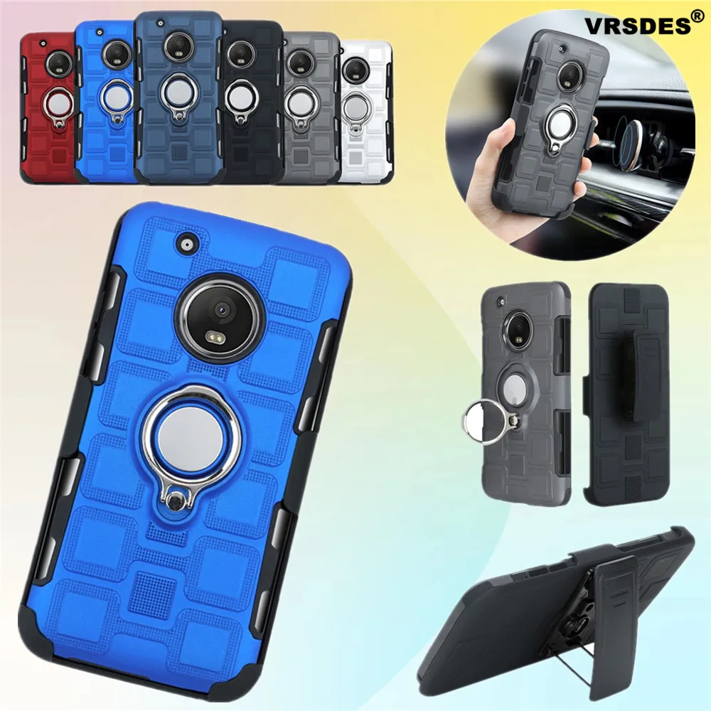Чехол для Motorola Moto G7 Play G5 G5S Plus с поворотным зажимом ремня Power EU Магнитный чехол