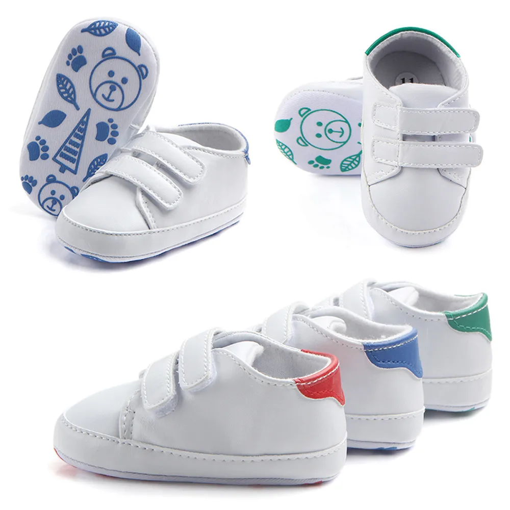 Unisex Baby Boys Girls High Top Sneaker Soft Solid Color Anti-Slip Sole Newborn Infant First Walkers Shoes 0-18 Months