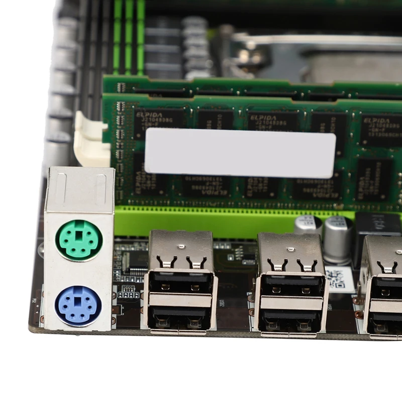 X79G LGA2011 практичная материнская плата для настольного компьютера с E5 2689 cpu 4x8G ECC ram