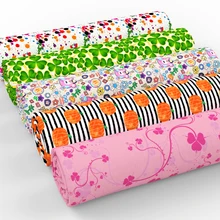 Давид аксессуары 50*145 см полосатая Тыква Хэллоуин хлопок ткань для ткани Дети Домашний текстиль для шитья куклы тильда, c4227