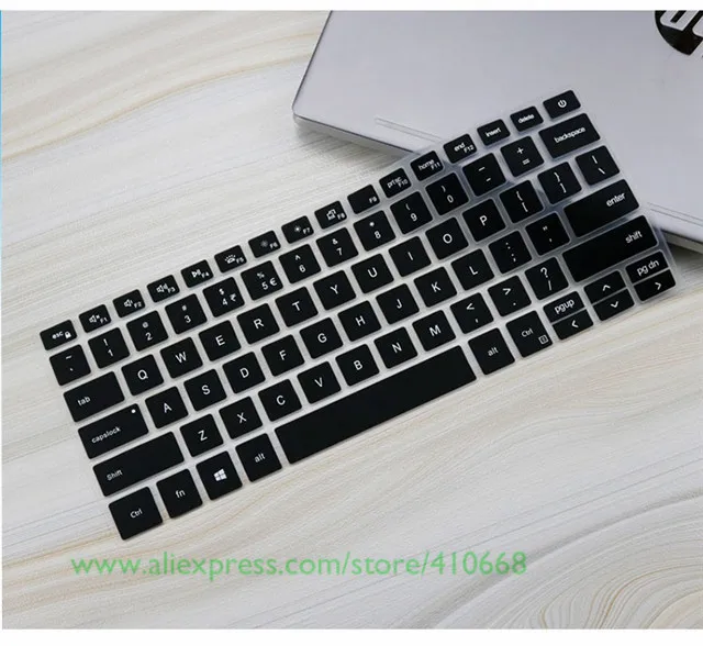 Black Ноутбук клавиатура защитная крышка для Dell Latitude 3300 3301 для Dell Inspiron 14 5490 7490 7391 5498 5493 5493 5498 - Цвет: Black
