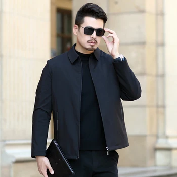 

2019 NEW Autumn winter New Jacket fashion trend Casual thickened warm cotton-padded clothes Slim coats plus size Warm Jacket