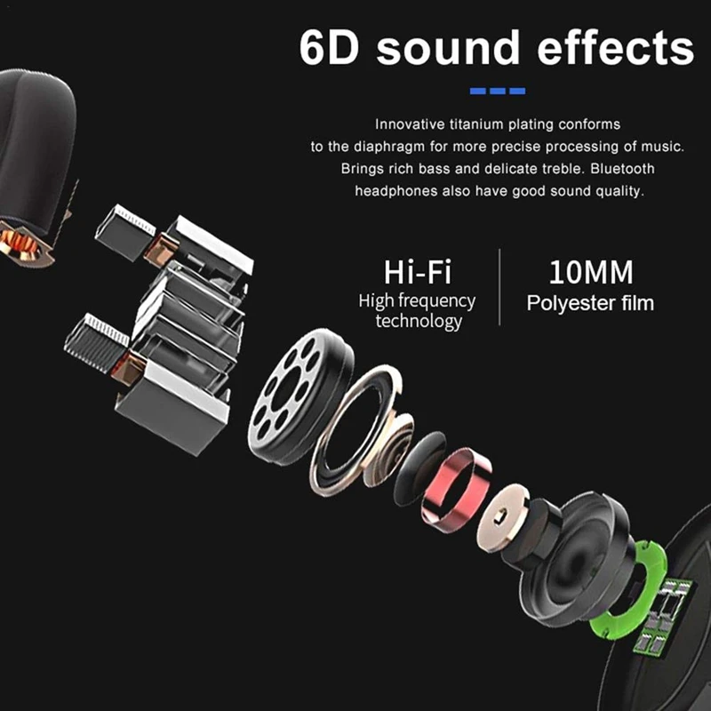 Беспроводные наушники с одним ухом L15 Bluetooth 5 0 гарнитура в ушах мини невидимые