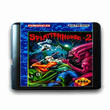 

Splatterhouse 2 for 16 bit Sega MD Game Card for Mega Drive for Genesis US PAL Version Video Game Console