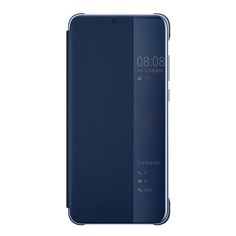 Оригинальный Интеллектуальный защитный флип чехол для Huawei P20 Pro телефона|Бамперы|