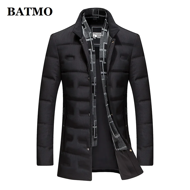 

BATMO 2019 new arrival winter high quality 90% white duck down jackets men,men's warm jackets ,plus-size 8903