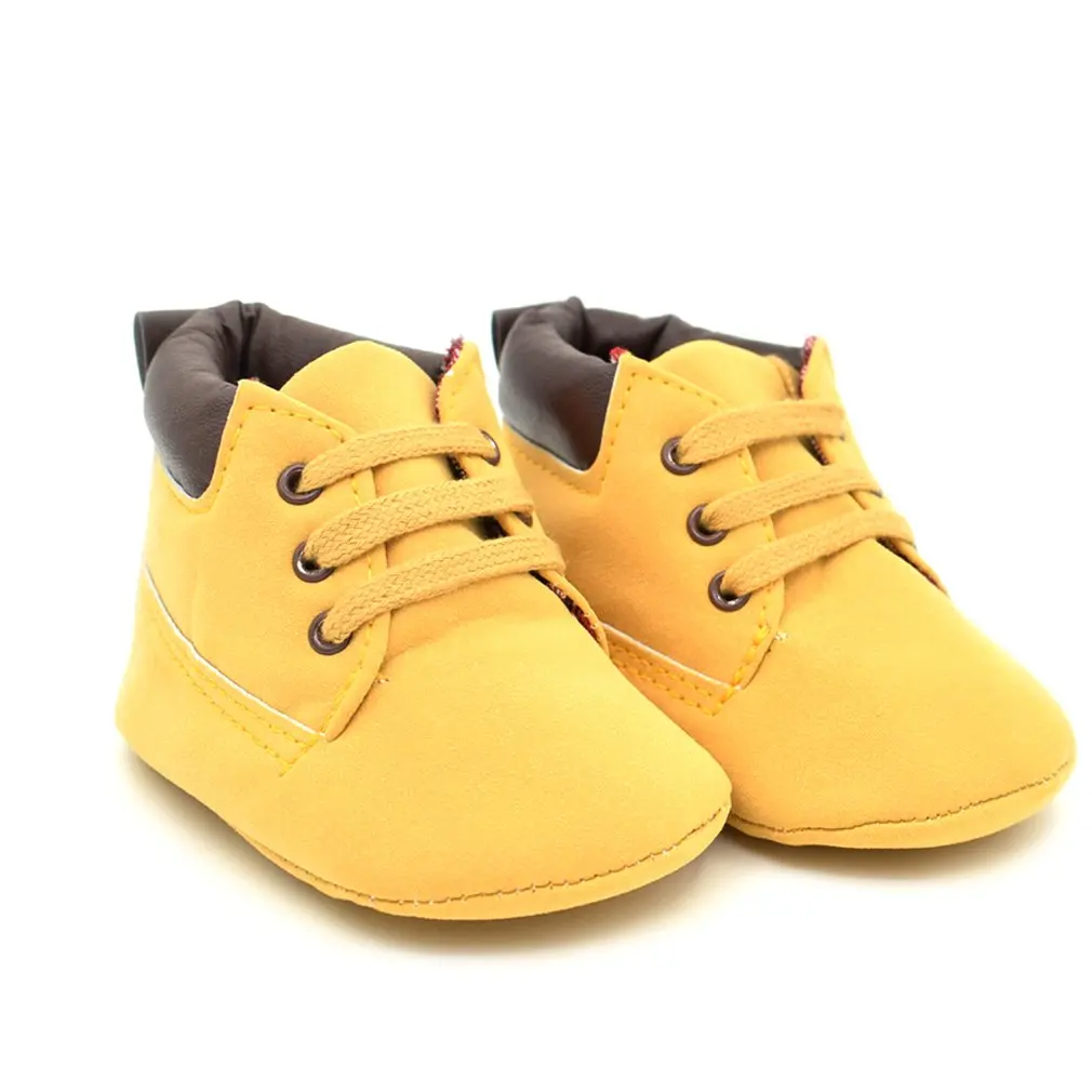 

Fashion Matching Color Cute Design Baby Prewalker Soft Antiskid Kids Shoes Casual Martin Boots for Winter