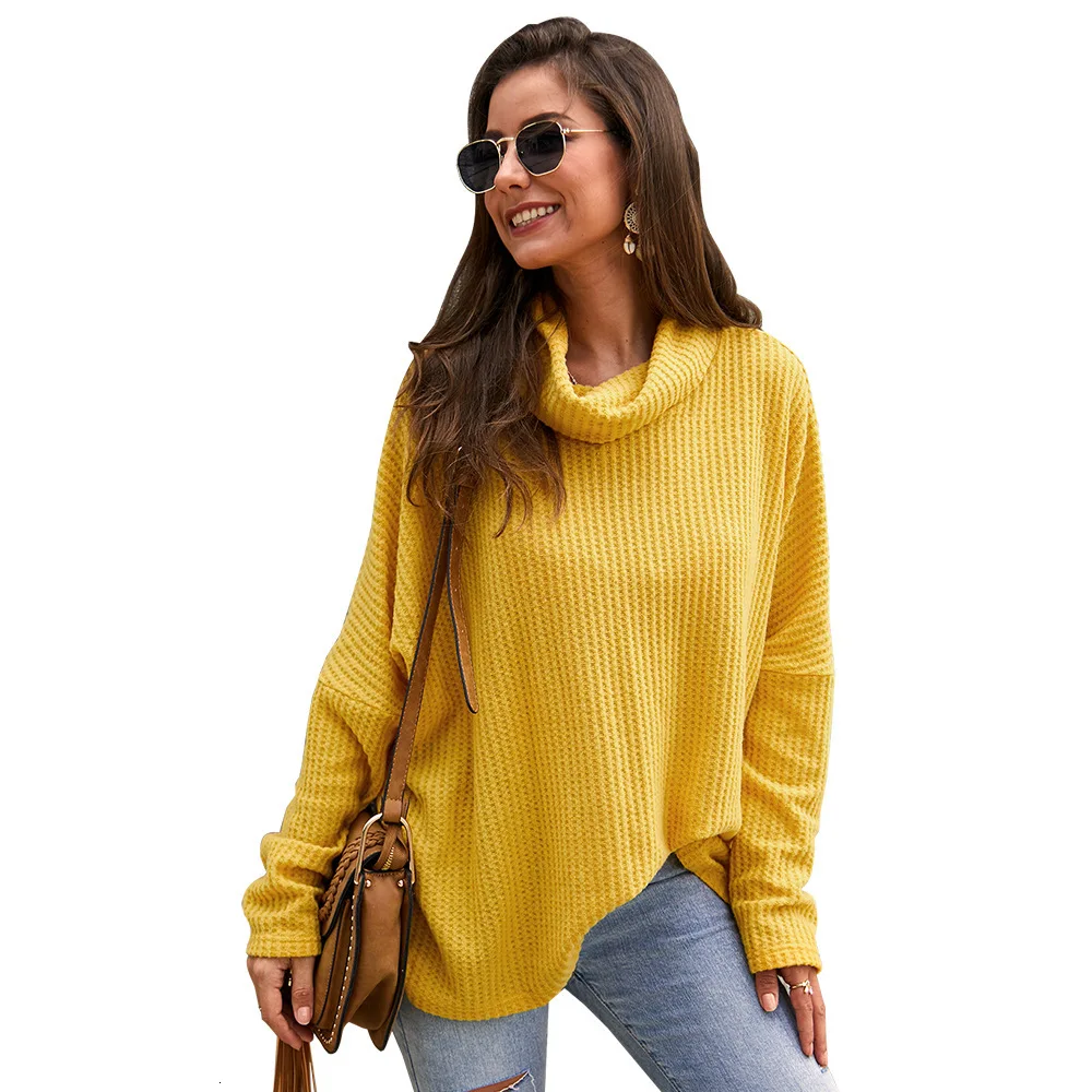 Autumn Sweater Women Turtleneck Oversized Loose Thin Pullover Sweater Women Fashion Casual New