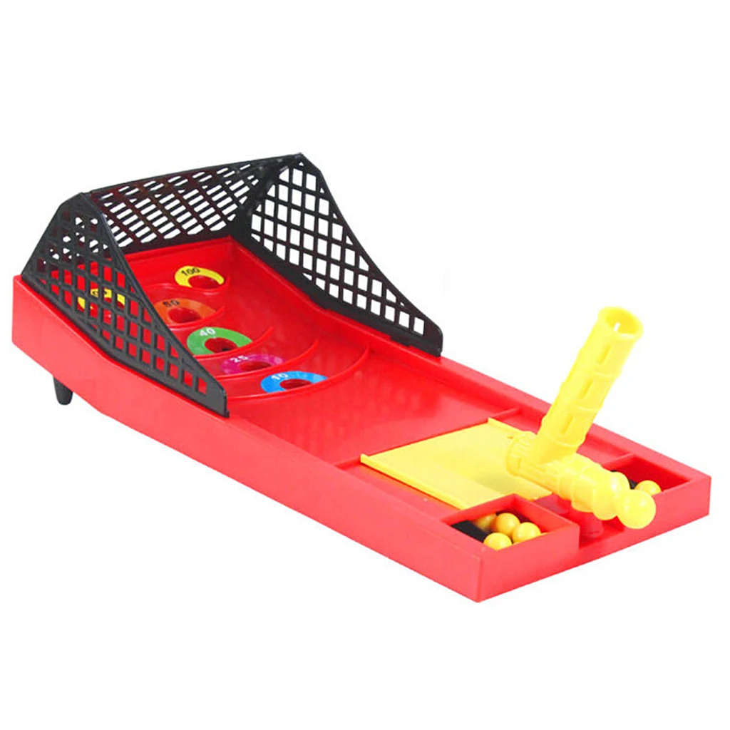 Desktop Pinball Machine Board Indoor Outdoor Game Developmental Toy Gift