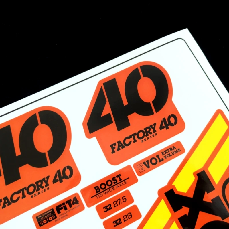 MTB горный велосипед для наклейки для FOX 40 FIT FACTORY DH