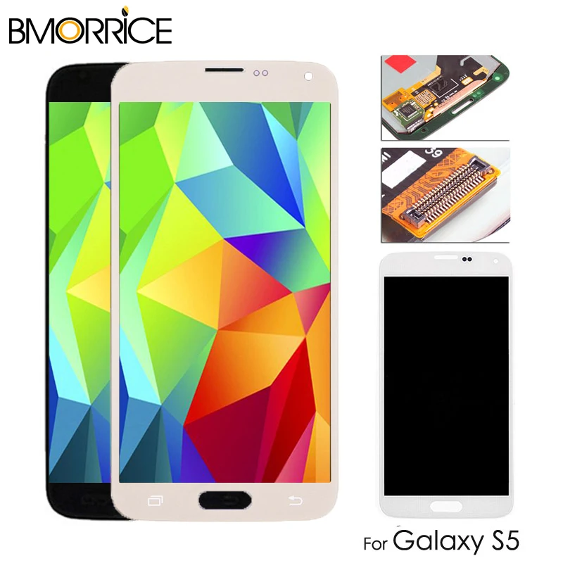 AMOLED/TFT lcd для Samsung Galaxy S5 I9600 G900 G900F ЖК-дисплей сенсорный экран дигитайзер сборка