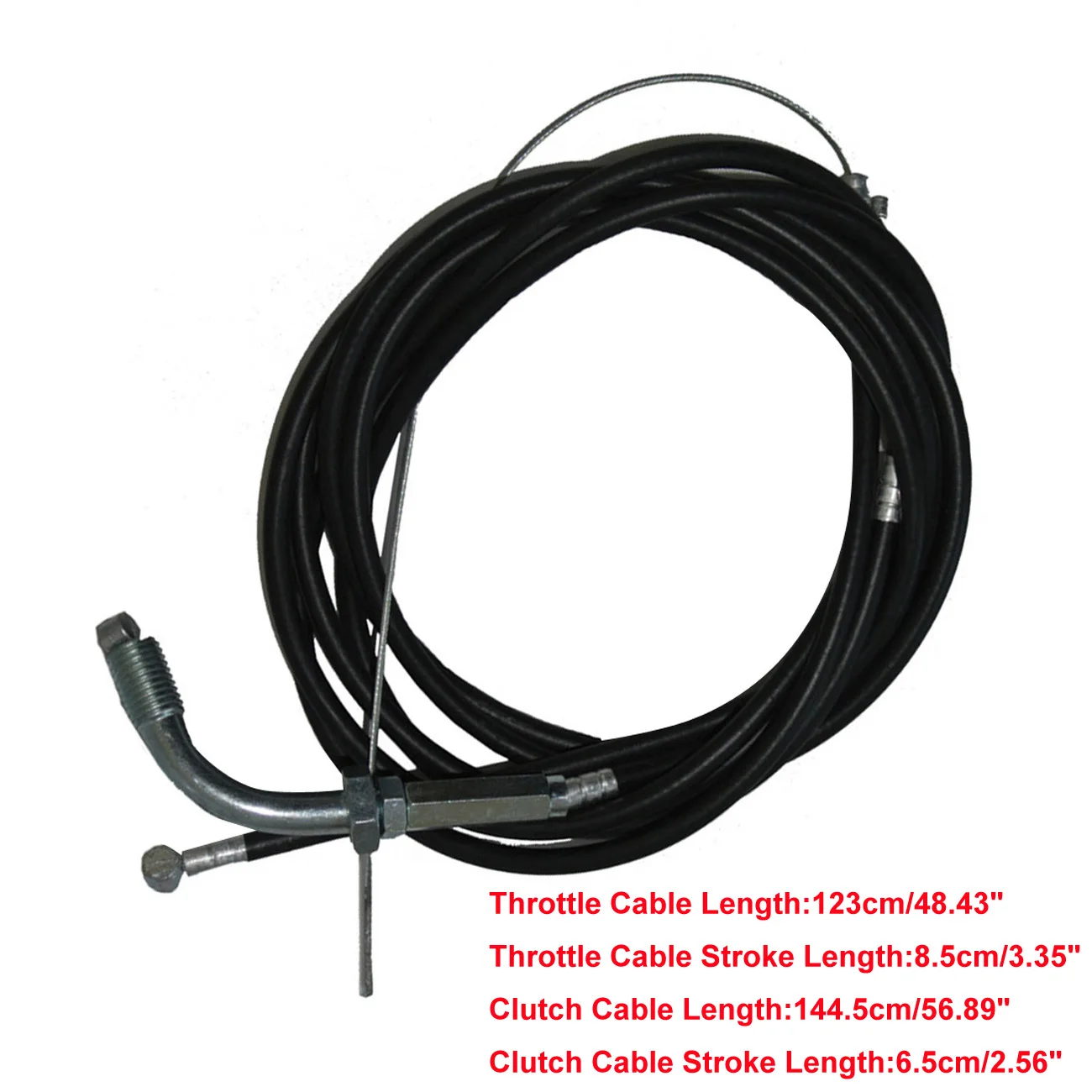 Throttle Cable Clutch Cable Clutch Lever For 49cc 60cc 66cc 80cc Motorized Bike 