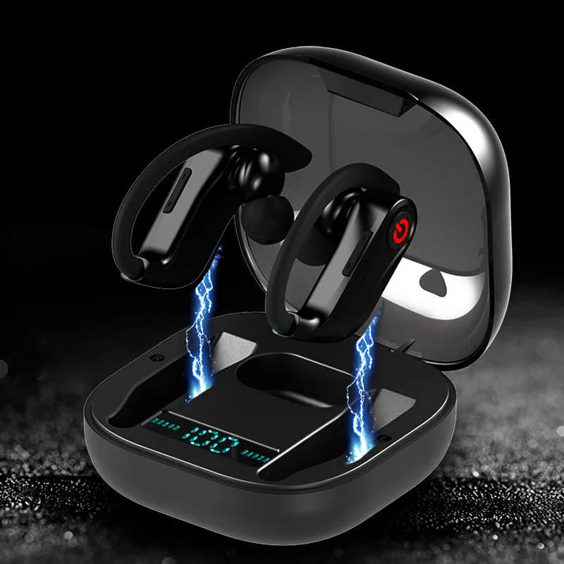 True HBQ PRO TWS Wireless Earphone Bluetooth 5.0 Stereo Sport Earphones Case 950mah Waterproof Ear Hook Headsets MIC PK Q32