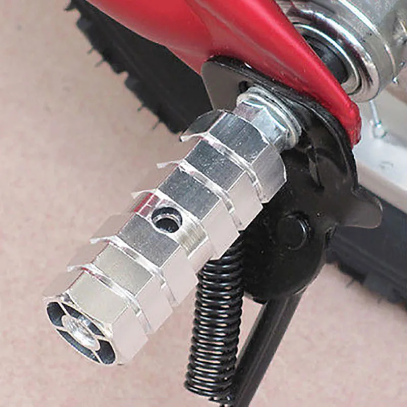 1 Pair Bike Rear Axle Pedals Pegs Hexagonal Aluminum Alloy Non Slip Universal Bicycle Axle Pedals Bicycle Accessories