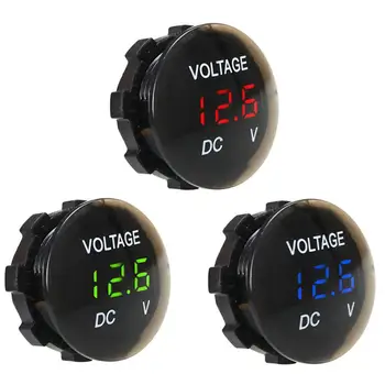 

Monitoring Easy For You To Know The Status Of The Battery Car Battery Voltmeter Dc Led Digital Display Short Smooth Voltmeter