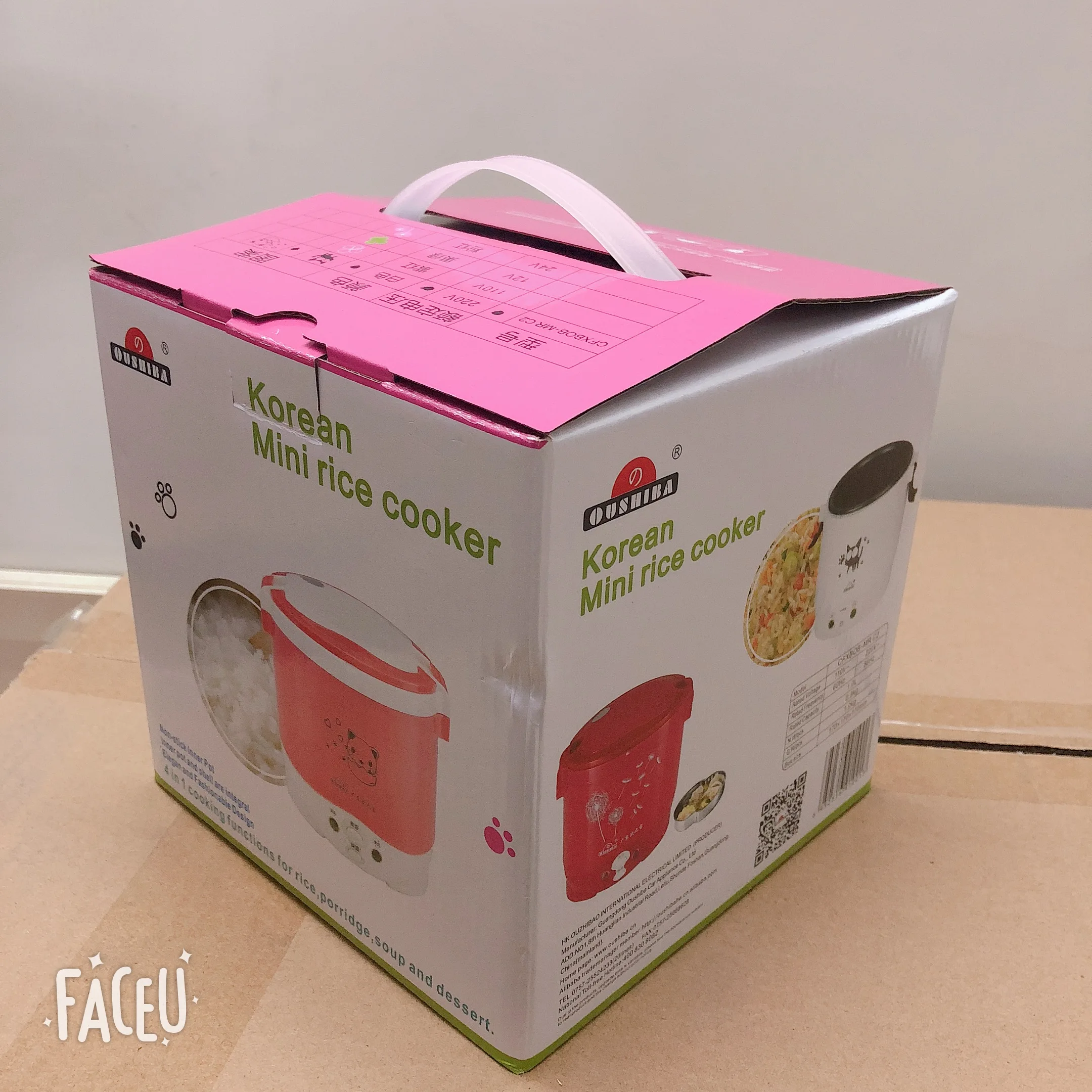 Rice Cooker Electric Cooker Electric Cooking Pot 1L 110V Rice Cooker Used in House Enough for Two Persons with English Instructions to 110V Countries