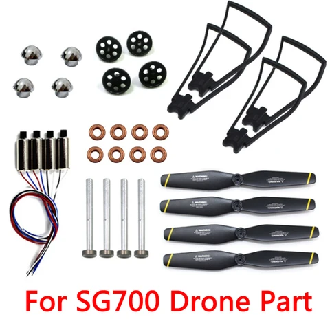 RC Drone SG700 SM107S Spare Part Kit Original Blade Propeller Protective Frame Guard Landing Gear Iron Shaft Motor Engine Etc RC Drone SG700 SM107S Spare Part Kit Original Blade Propeller Protective Frame Guard Landing Gear Iron Shaft Motor Engine Etc
