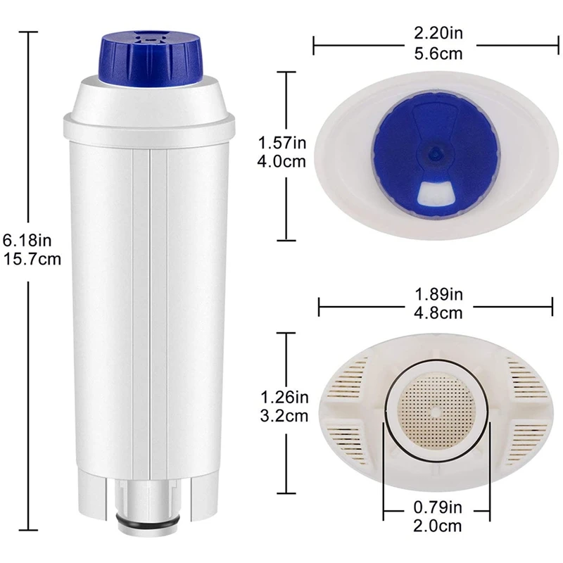 Description Picture 4 of itemDelonghi DLSC002 Filter Cartridge for ECAM, ETAM, EC680, EC800 - Compatible Coffee Machine Water Filter