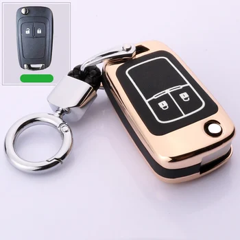 

For Chevrolet Cruze Aveo Trax Opel Astra Corsa Meriva Zafira Antara J Mokka Insignia For Buick Zinc alloy Luminous Car Key Case