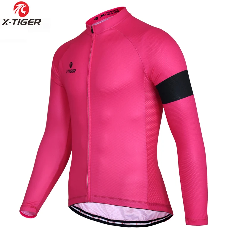 X-Tiger Pro Winter Thermal Fleece Cycling Jersey Keep Warm Mountain Bike Cycling Clothing MTB Bicycle Clothes Ropa Ciclismo - Цвет: Winter as picture