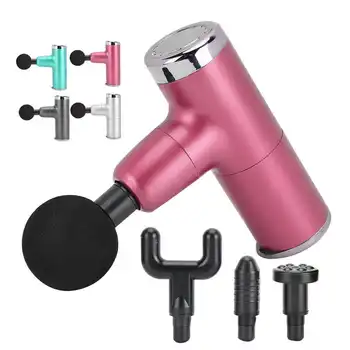 

Mini Muscle Massage Gun Portable Adjustable Muscle Pain Fatigue Relive Fitness Massager Relaxation Pain Relief Body Massage