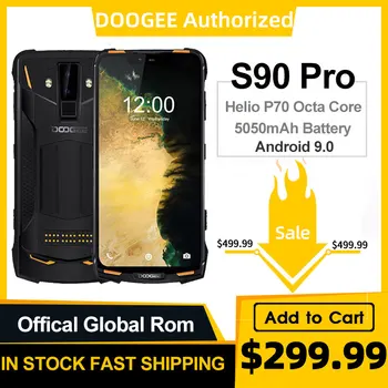 Перейти на Алиэкспресс и купить DOOGEE S90 Pro смартфон с восьмиядерным процессором Helio P70, ОЗУ 6 ГБ, ПЗУ 128 ГБ, 6,18 дюйма, 12V2A, 5050 мАч, 16 Мп + 8 Мп, Android 9