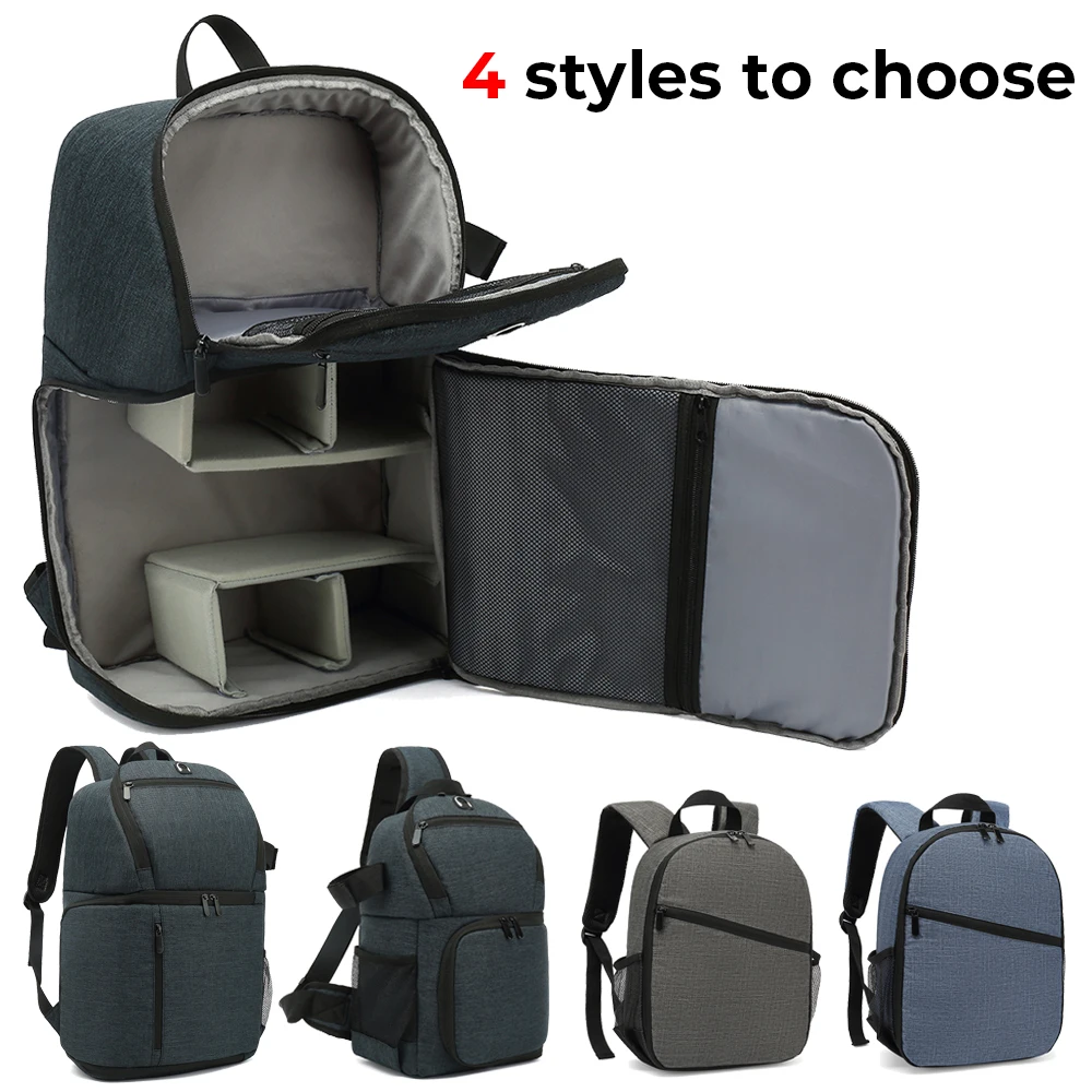 Camera Bag Digital Dslr Bag Waterproof Shockproof Breathable Camera Backpack For Nikon Canon Sony Small Video Photo Bag Backpack 2