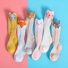 Socks Leg-Warmers-Socks Animal Baby Girl Bear Long Boy Knee-High Kids Cartoon Cute Children