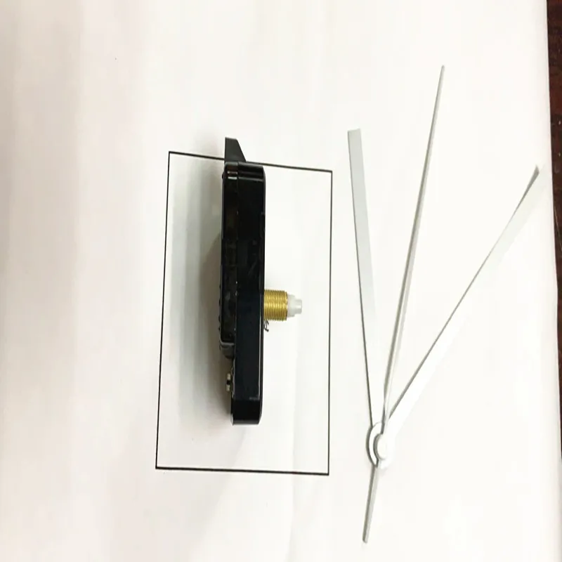 Черный кварцевый механизм для ремонта часов DIY Набор инструментов+ черные/белые руки Горячие