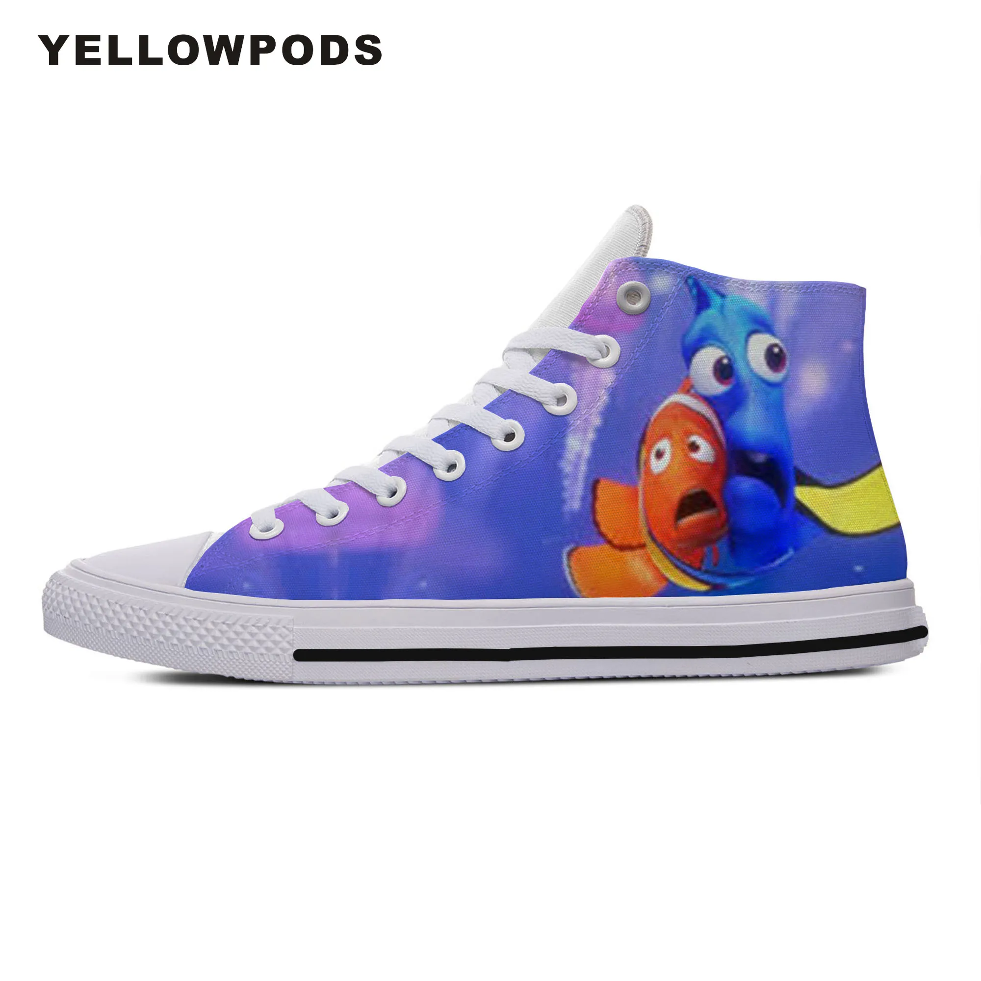 

Customized Running Shoes Hot Cool Handiness Cartoon Cute Funny For Men Finding Nemo Cute Cartoon Custom Sneakers White