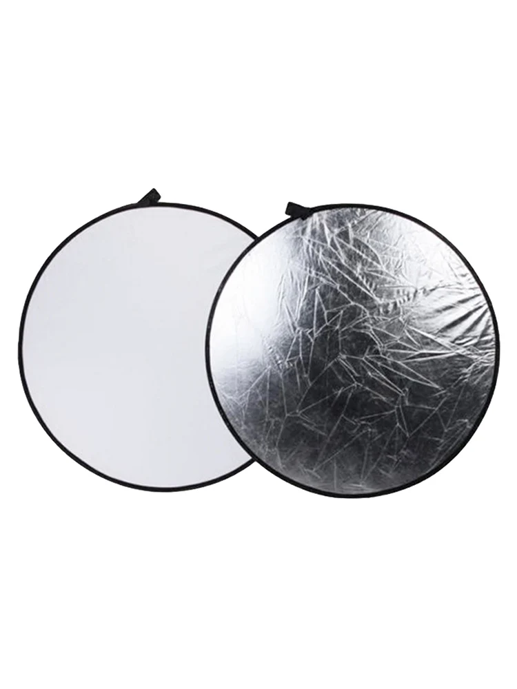 30cm/12INCH 2 IN 1 Collapsible 포토 라이트 리플렉터 실버/화이트 스튜디오 사진 리플렉터 휴대용 포토 카메라 액세서리