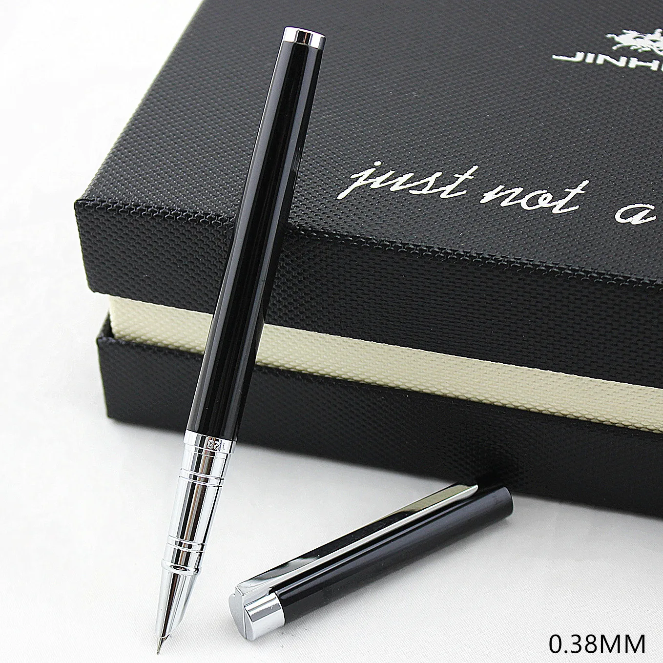 Перьевая ручка 0,5 или 0,38 мм перьевая ручка jinhao 126 стандартная ручка Канцелярские Товары для офиса и школы металлическая чернильная ручка