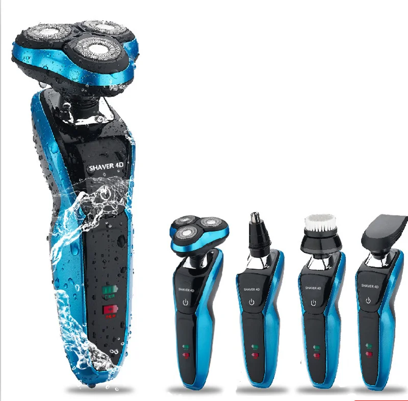 

IXueJie 4 In1 Electric Shaver for Men Professional Razor Beard Trimmer Washable Multifunction Hair Shaving Machine Hair Remover