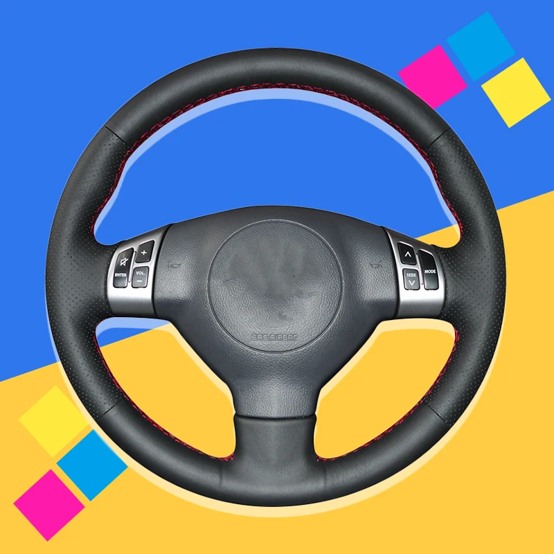 Авто оплетка на руле Крышка для Suzuki Swift Sport 2005-2011 Splash 2007- Opel AGILA Vauxhall колпаки для автомобильных колес