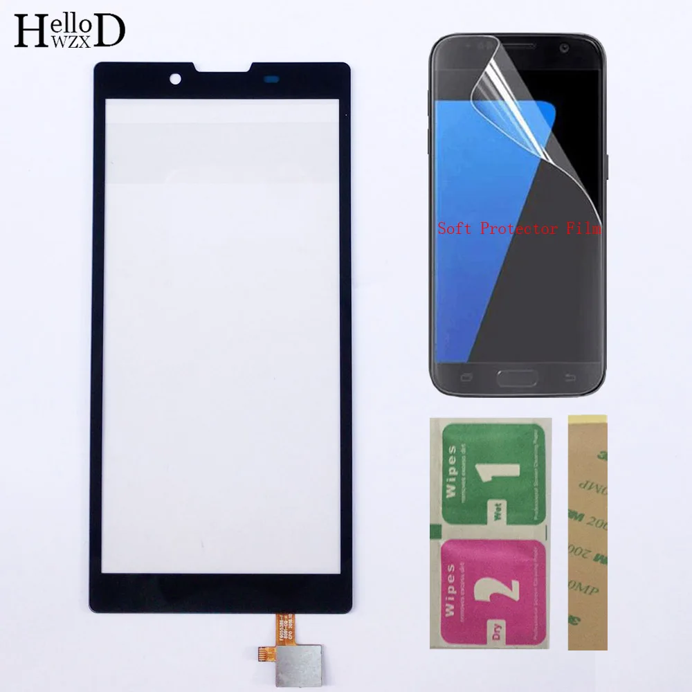 

Phone Touch Screen Panel For Cubot King Kong 3 Touch Screen Digitizer Front Glass Parts Touch Screen 3M Glue Protector Film