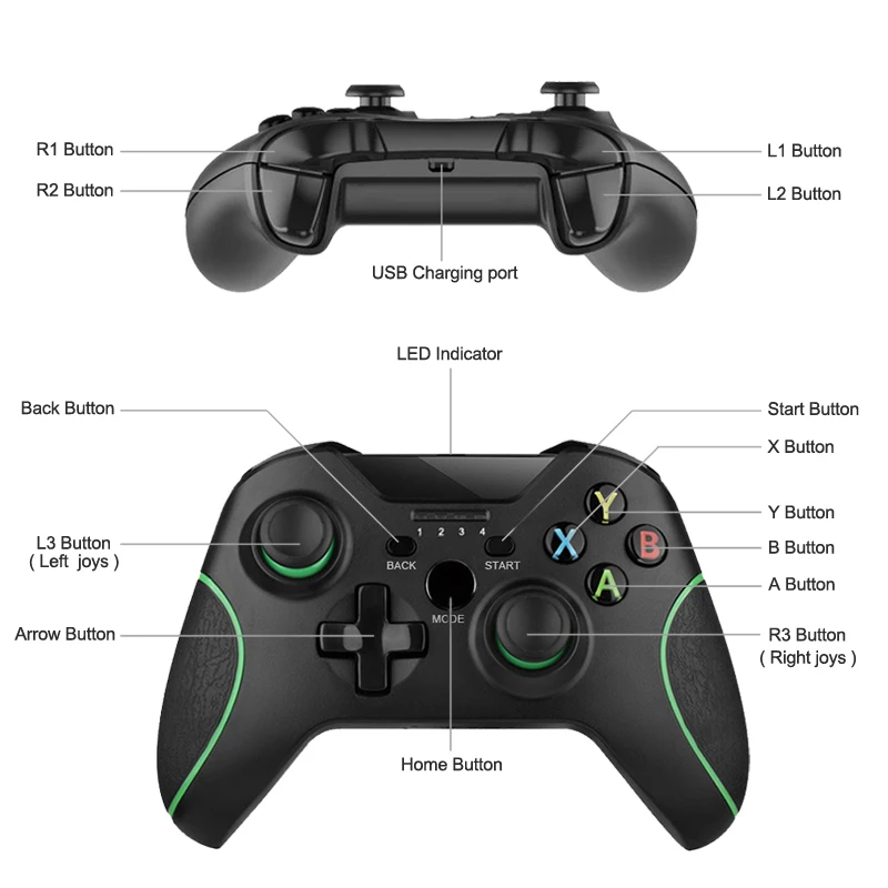 2.4G  Wireless Gamepad For PS3/IOS/Android Phone/PC/TV Box Joystick Joypad Game Controller For Xiaomi Smart Phone  Accessories