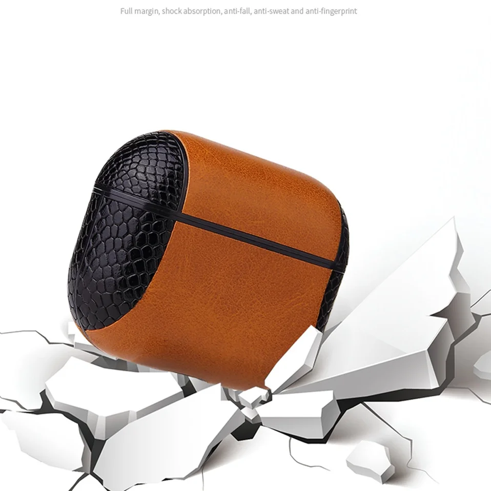PU Leather Case for Apple Airpods Pro Cover 2019 Shockproof Holster Wireless Bluetooth Earphone Case for Airpods 3 Funda Coque (4)