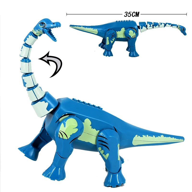 thumbnail image 1 of Bloques de construcción de dinosaurios de Jurassic World 2 Brutal Raptor, Tyrannosaurus Indominus I-Rex, juguetes para niños, 1 of 5