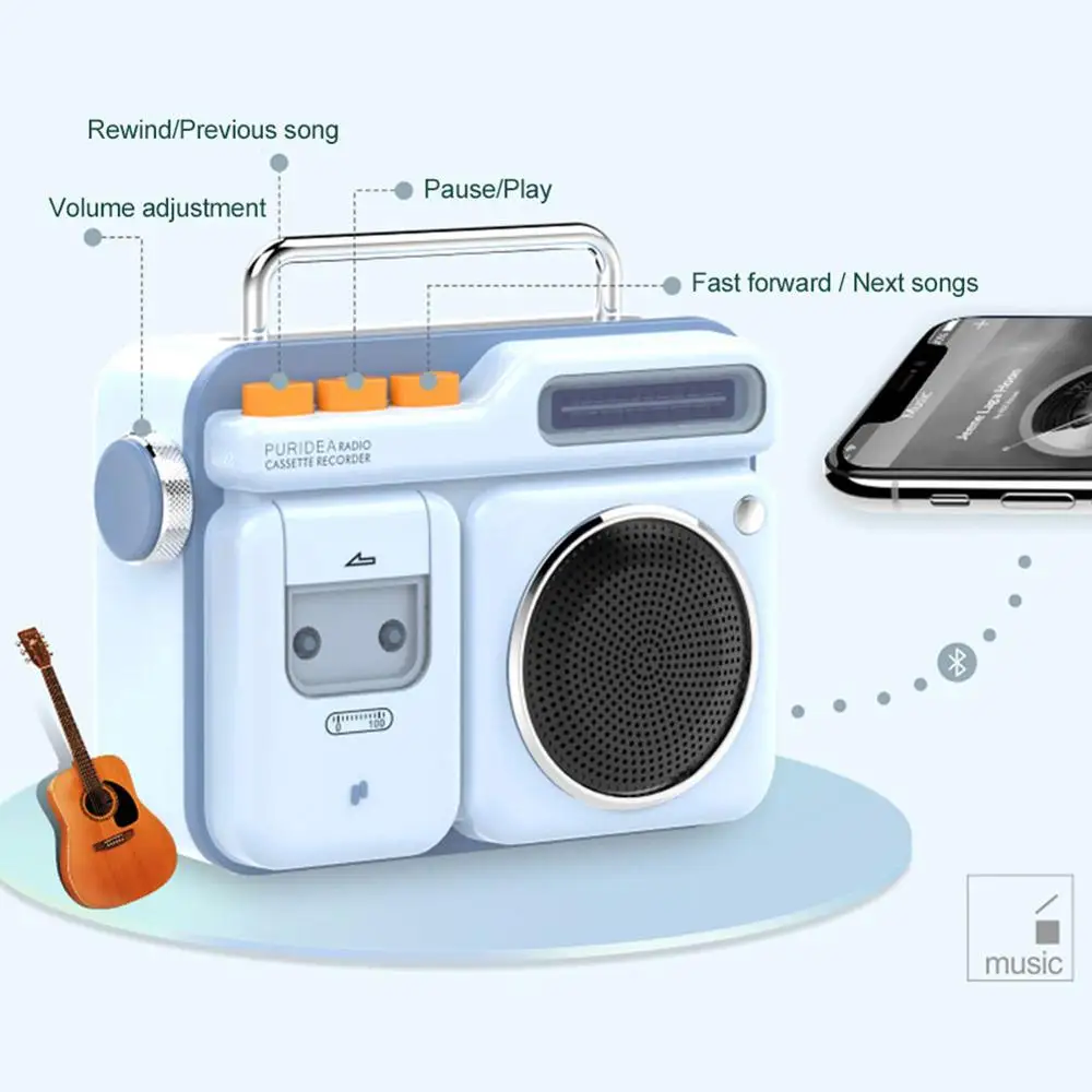 Link-Face, мини-динамик, портативный Bluetooth динамик, 20 м, стерео, высокое качество звука, беспроводной динамик для компьютера, телефона, ноутбука, ПК