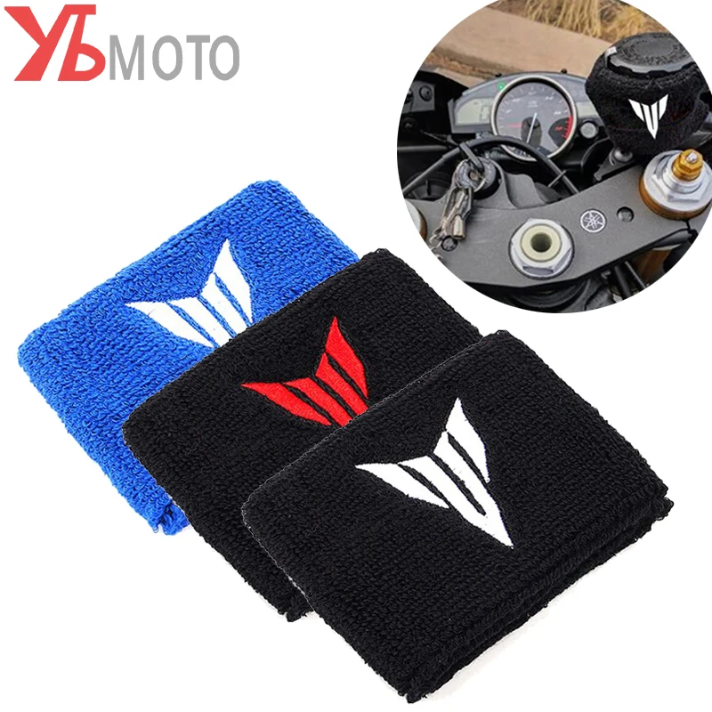 For Yamaha Tracer9 /gt Tracer9gt Mt09 2021 Mt07 Accessories Brake Fluid Reservoir  Cover Oil Cup Sock Cotton Embroidered Logo Mt - Covers  Ornamental  Mouldings - AliExpress