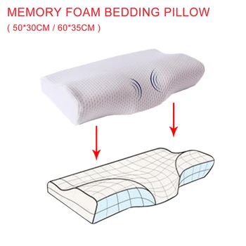 

Butterfly Shaped Memory Pillows Relax The Cervical Spine Adult Slow Rebound Memory Foam Pillow For Sleep Cervical Pillows