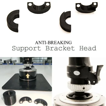 

Black Anti-breaking Support Bracket Head For Thrustmaster Hotas Warthog A-10C / F/A-18C game Bracket Parts