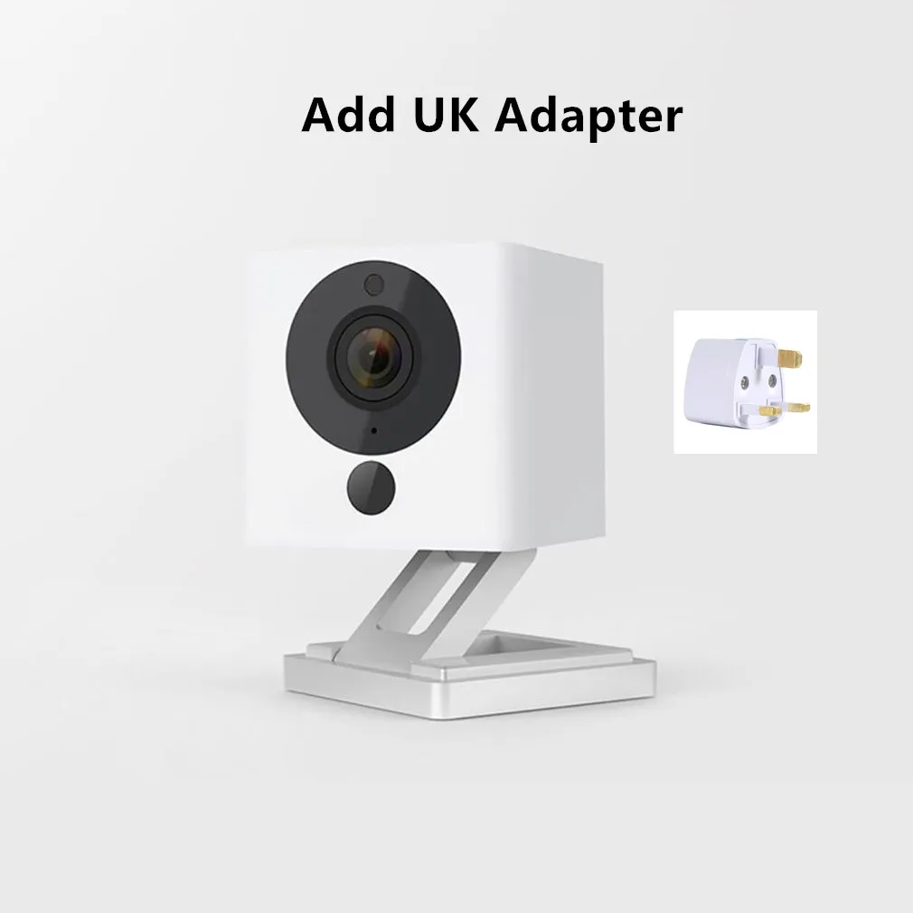 Add UK Adapter Xiaomi Mijia Xiaofang камера 110 градусов F2.0 8X1080 P цифровой зум смарт-камера IP wifi CCTV Xioami беспроводная камера - Цветной: Add UK Adapter